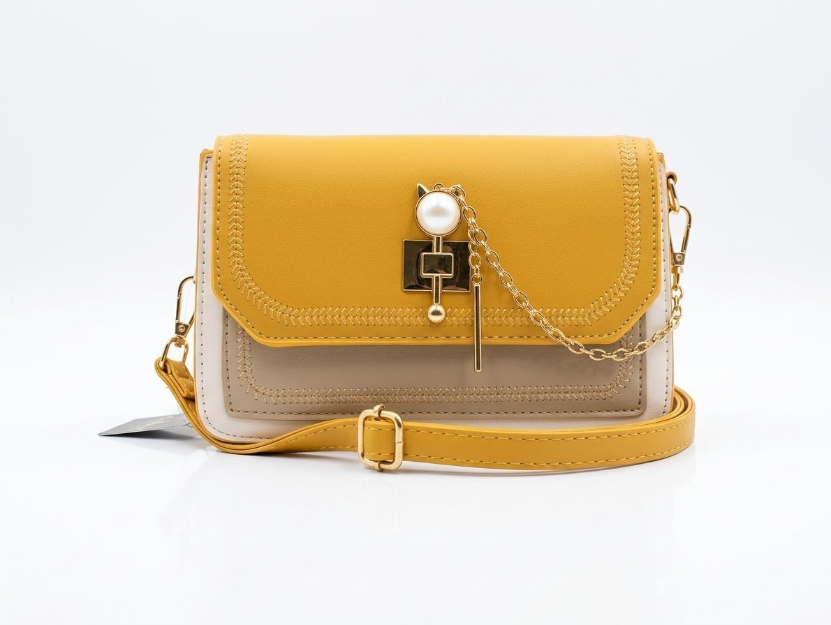 Cartera Mostaza. Marroquinería. Punto Aparte