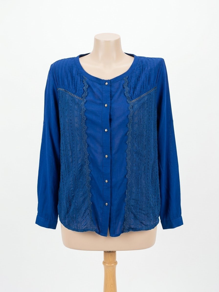 Camisa Azul. Indumentaria. Punto Aparte