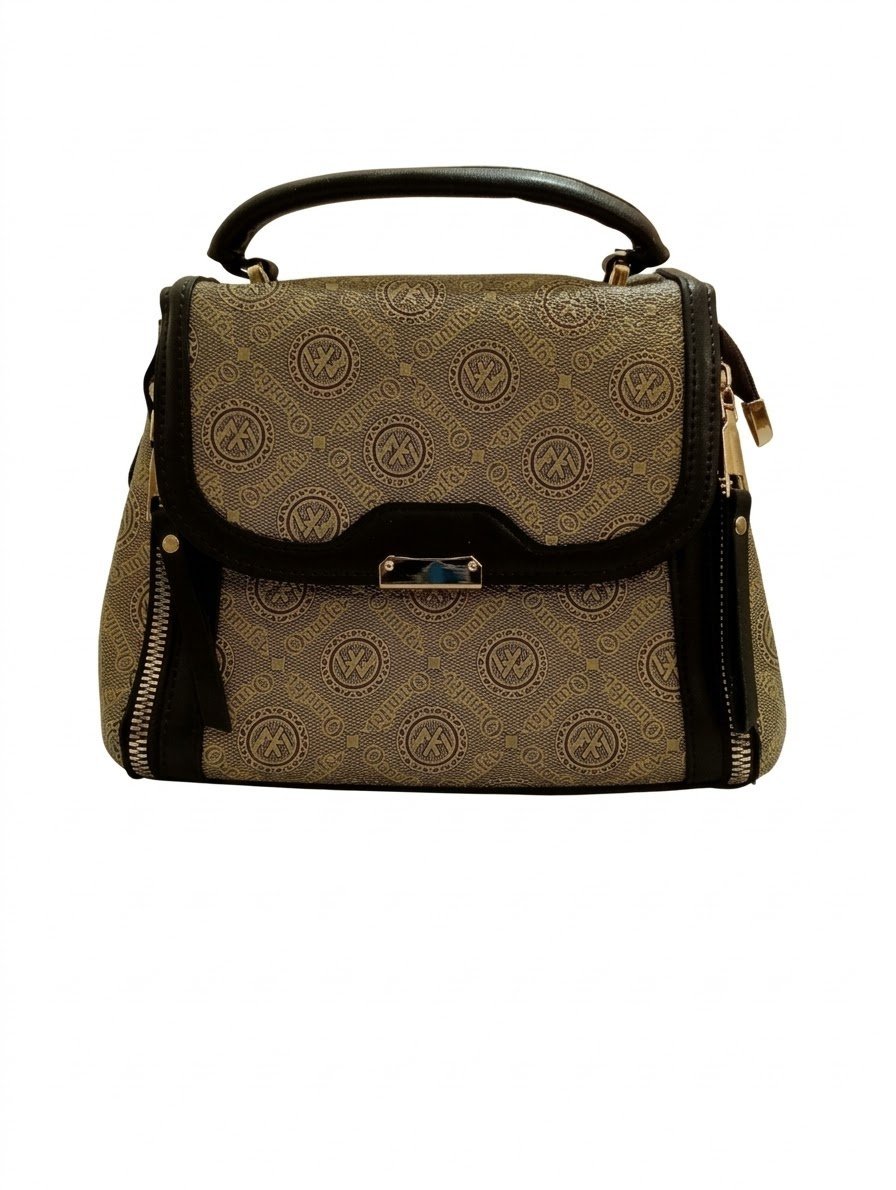 Cartera Monograma Verde Oliva. Marroquinería. Punto Aparte