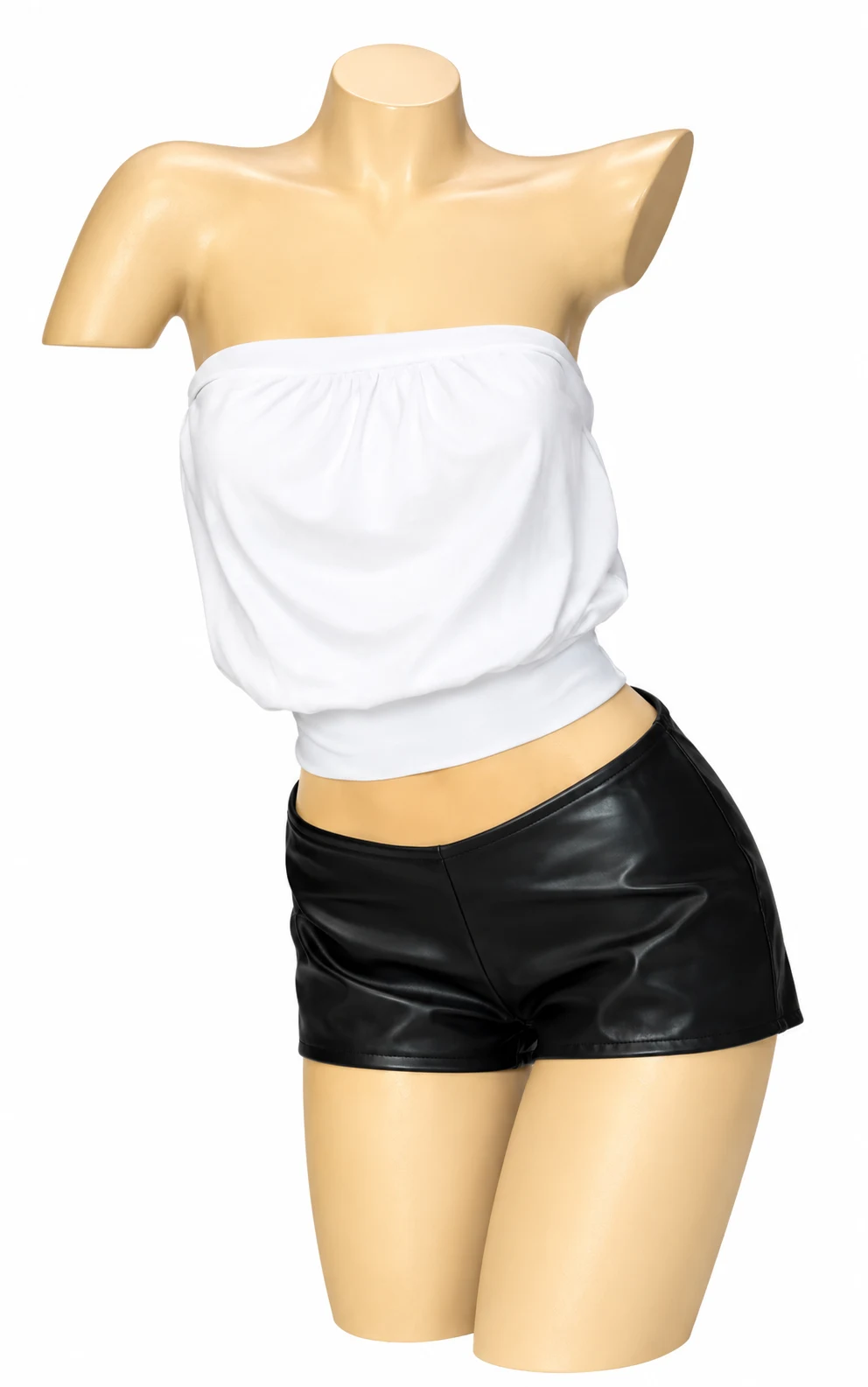 Strapless blanco con faja.. Indumentaria. Punto Aparte